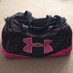 Polka dot Under Armour Storm1 duffel bag
